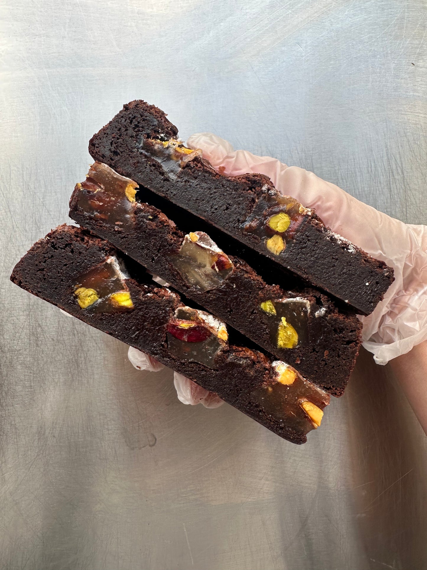 Turkish Delight Brownies