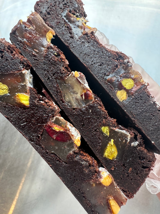 Turkish Delight Brownies