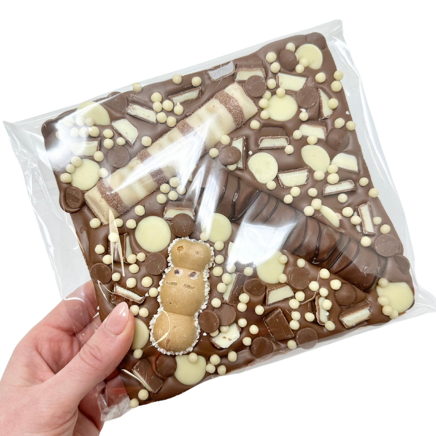 Kinder & Nutella Stuffed Slab